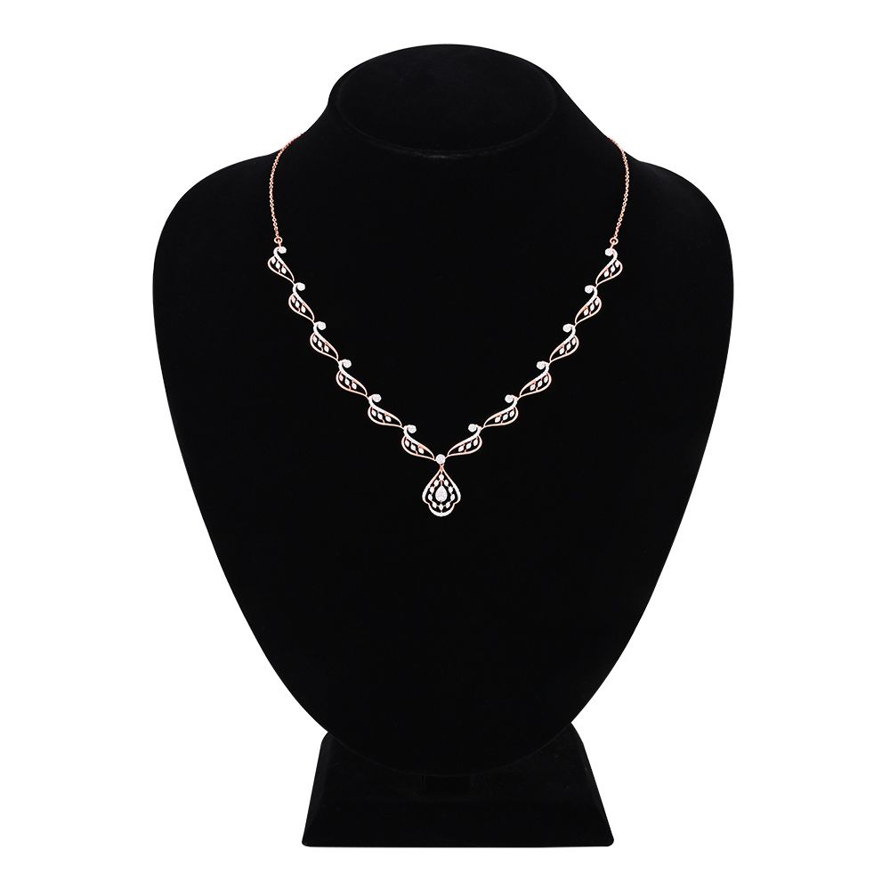 Diamond Versatile Teardrop Necklace Set-All Jewellery-ONS25A61-D400X0B