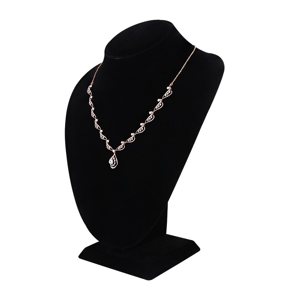 Diamond Versatile Teardrop Necklace-Necklaces-OSN25A61-D400X1B