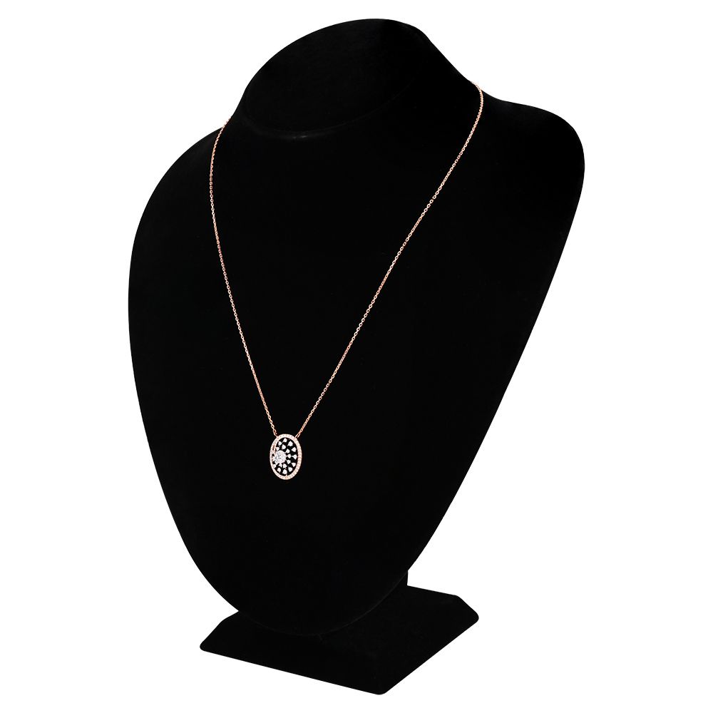 Lustrous Star Diamond Necklace-Necklaces-OSN25A70-D300X1B
