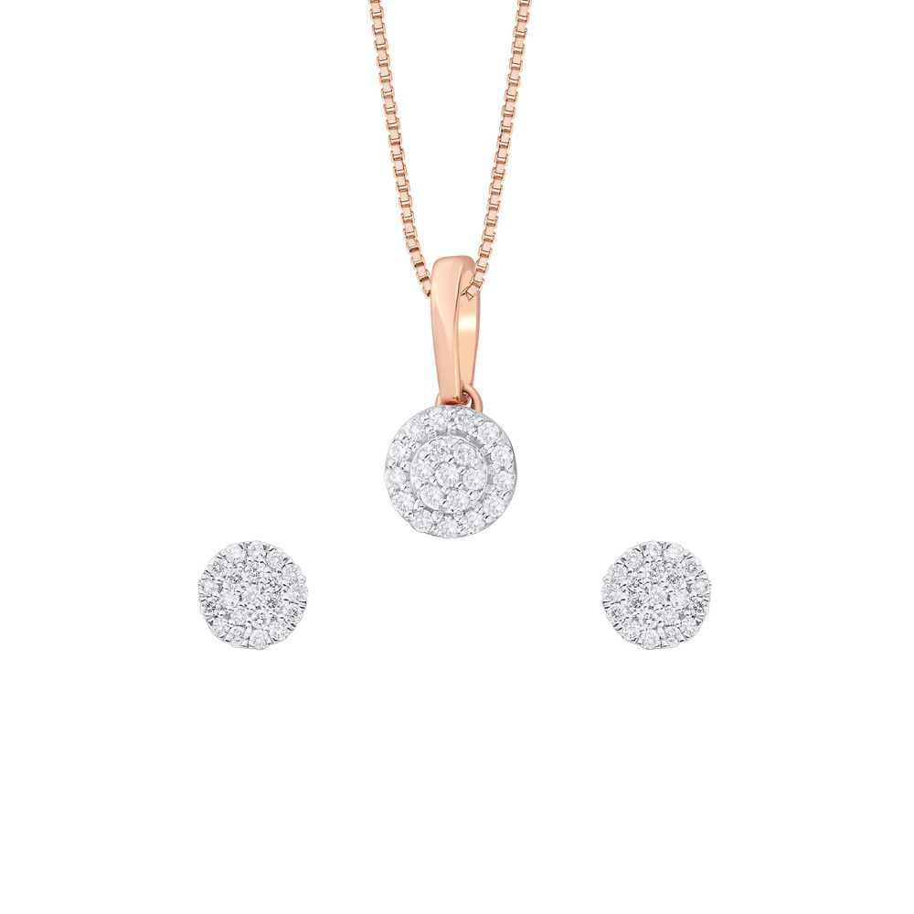 Minimal Diamond Cluster Pendant Set-Diamond-OSP16062-D300X0B
