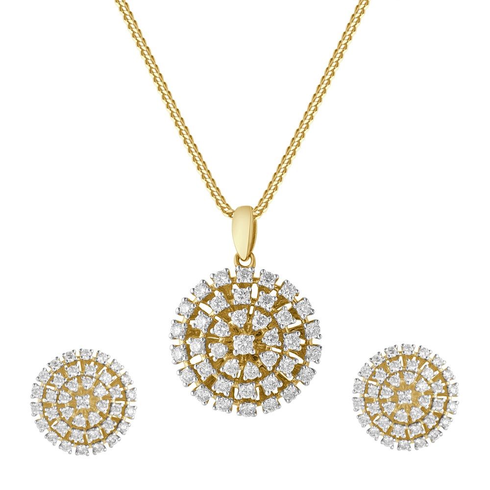 Celestial Charm Diamond Pendant Set-All Jewellery-OSP16715-D400R0B