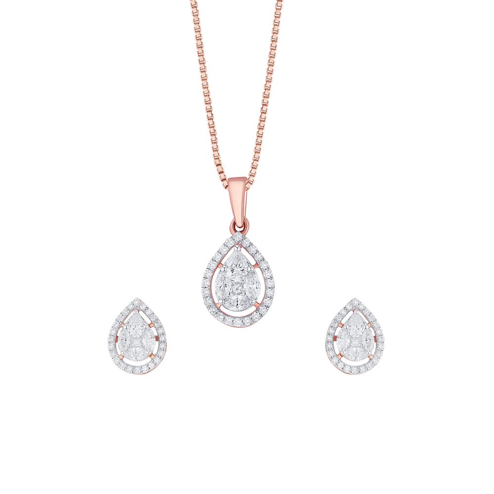 Majestic Glow Diamond Pendant Set-All Jewellery-OSP22054-D300X0C