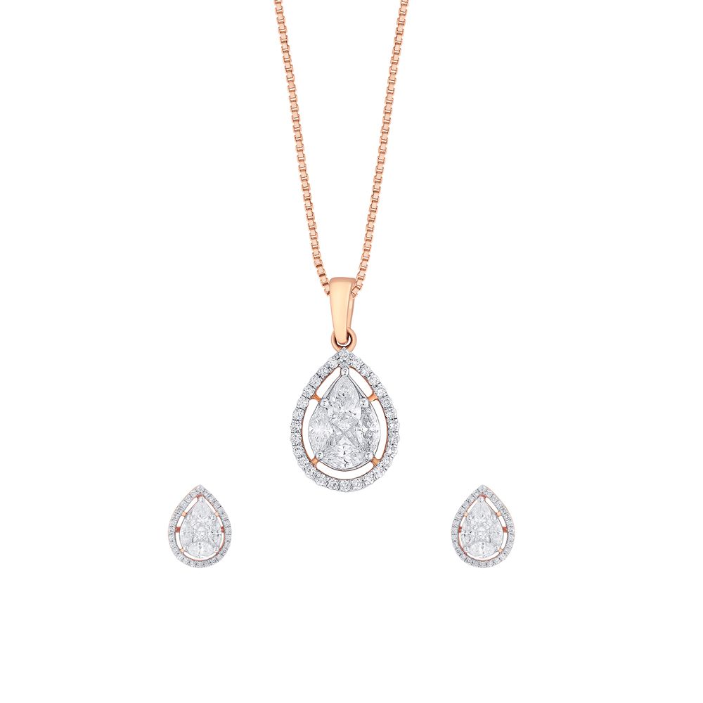 Glistening Grace Diamond Pendant Set-All Jewellery-OSP22055-D300X0C