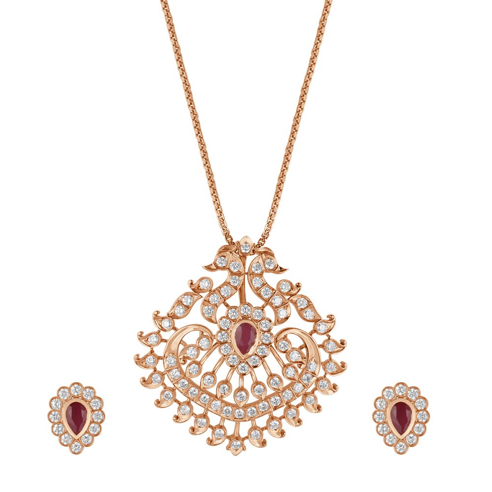 Eternal Sparkle Diamond Pendant Set-All Jewellery-OSP23009-D310X0B