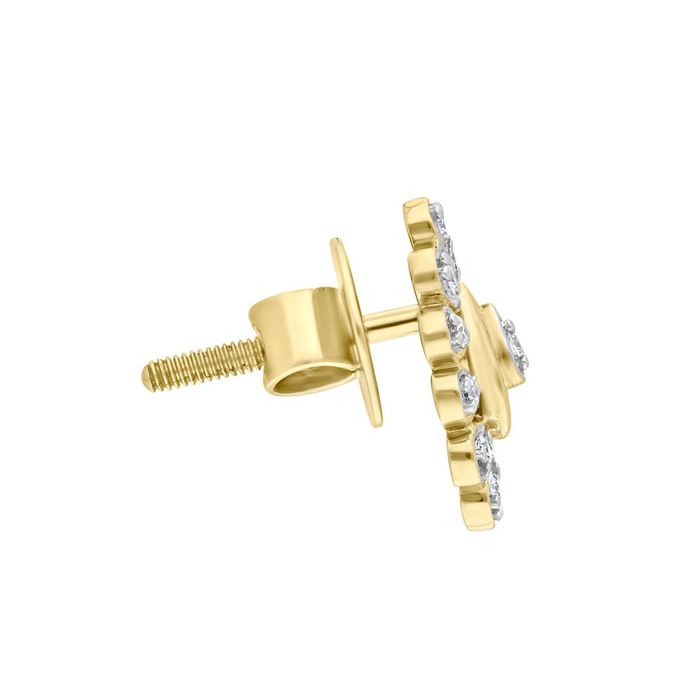 Ethereal Diamond Earrings in Rose Gold-Earrings-OTE17001-D400X0B