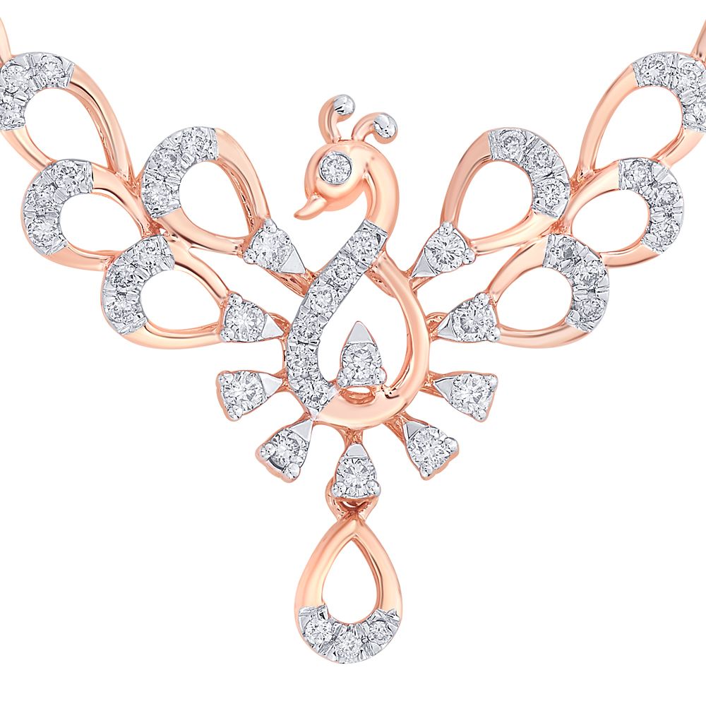 Beautifully Crafted Rose Gold Tanmaniya-All Jewellery-OTN18010-D400X0B