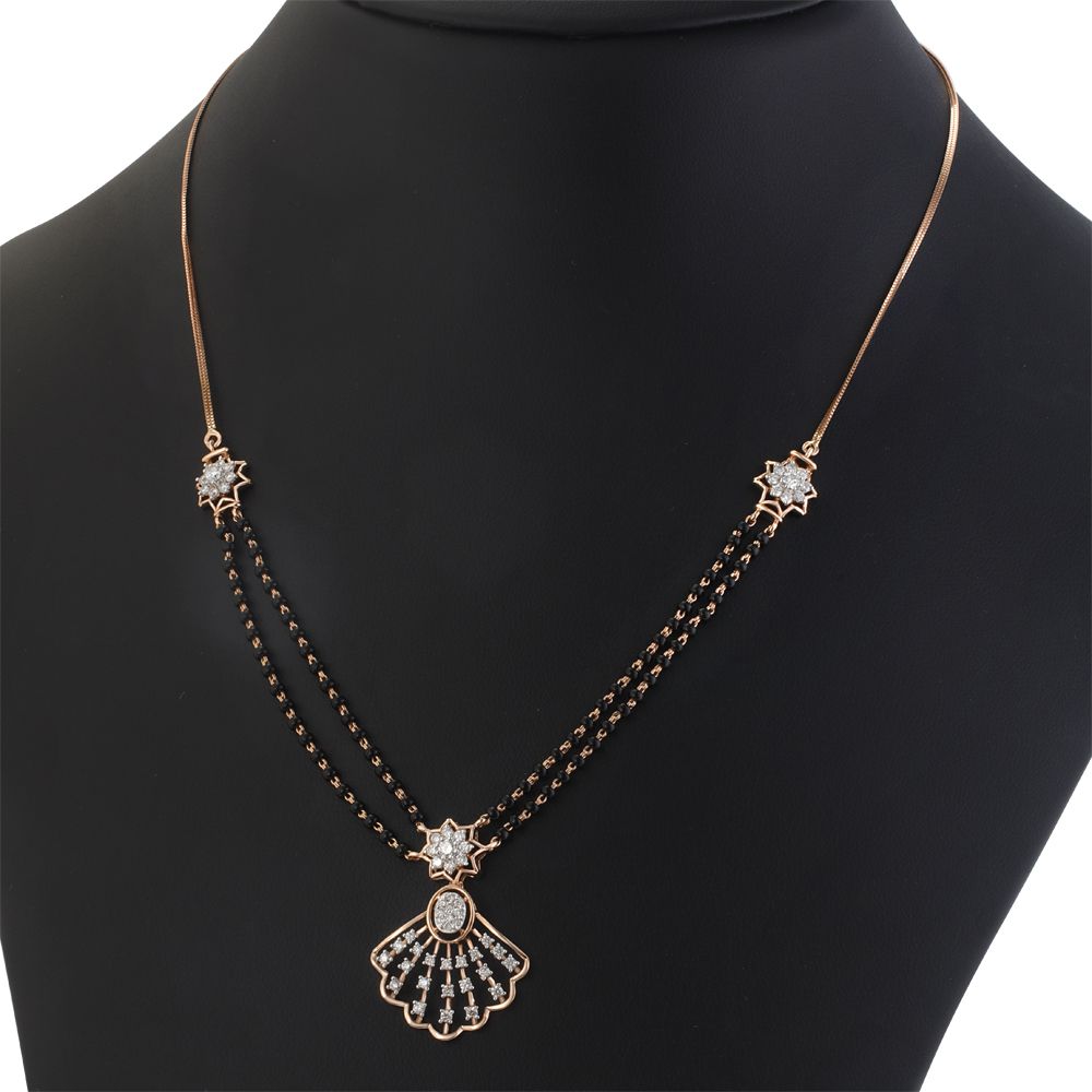 Fine Diamond Tanmaniya in 14KT Rose Gold-All Jewellery-OTN21017-D400X3C