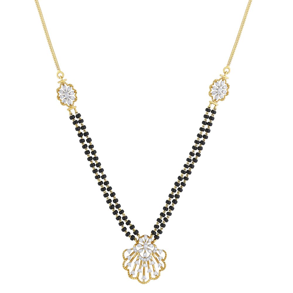 Gorgeous Ridged Shell Design Diamond Tanmaniya-All Jewellery-OTN21023-D300R1B