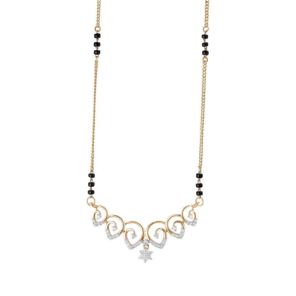 Bejewelled 14KT Yellow Gold Tanmaniya-All Jewellery-OTN22016-D400R0C