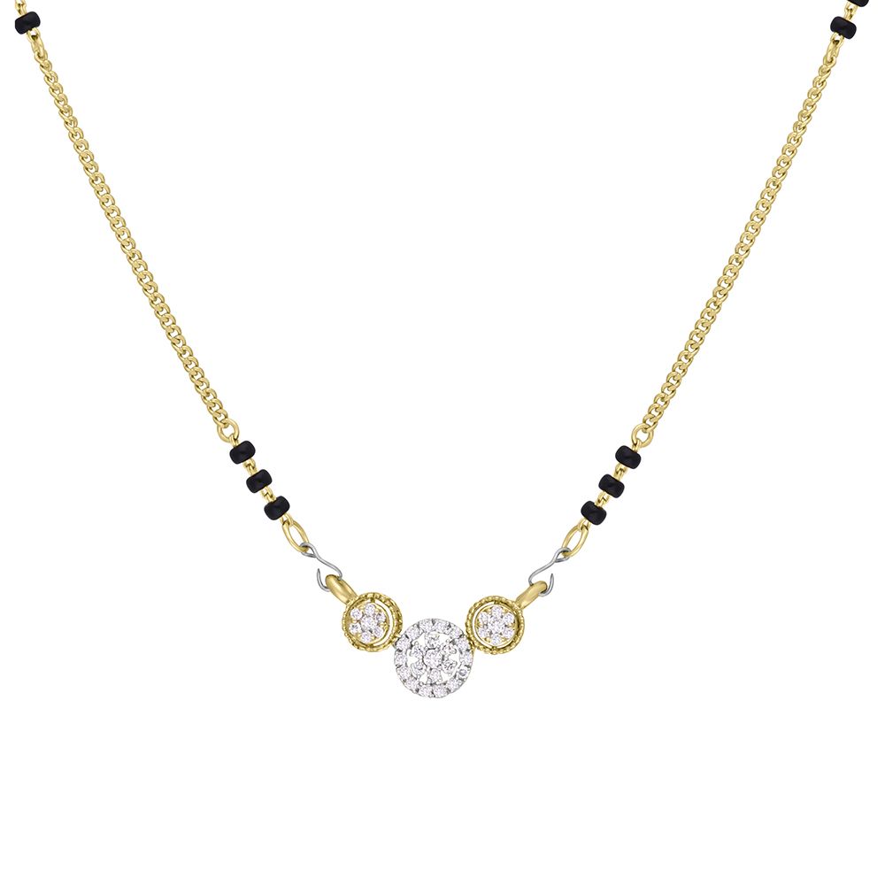 Brilliant Tanmaniya in 14KT Yellow Gold-All Jewellery-OTN22024-D400R3C