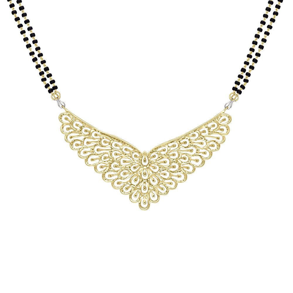 Glossy Yellow Gold Tanmaniya-All Jewellery-OTN22026-D400R0C