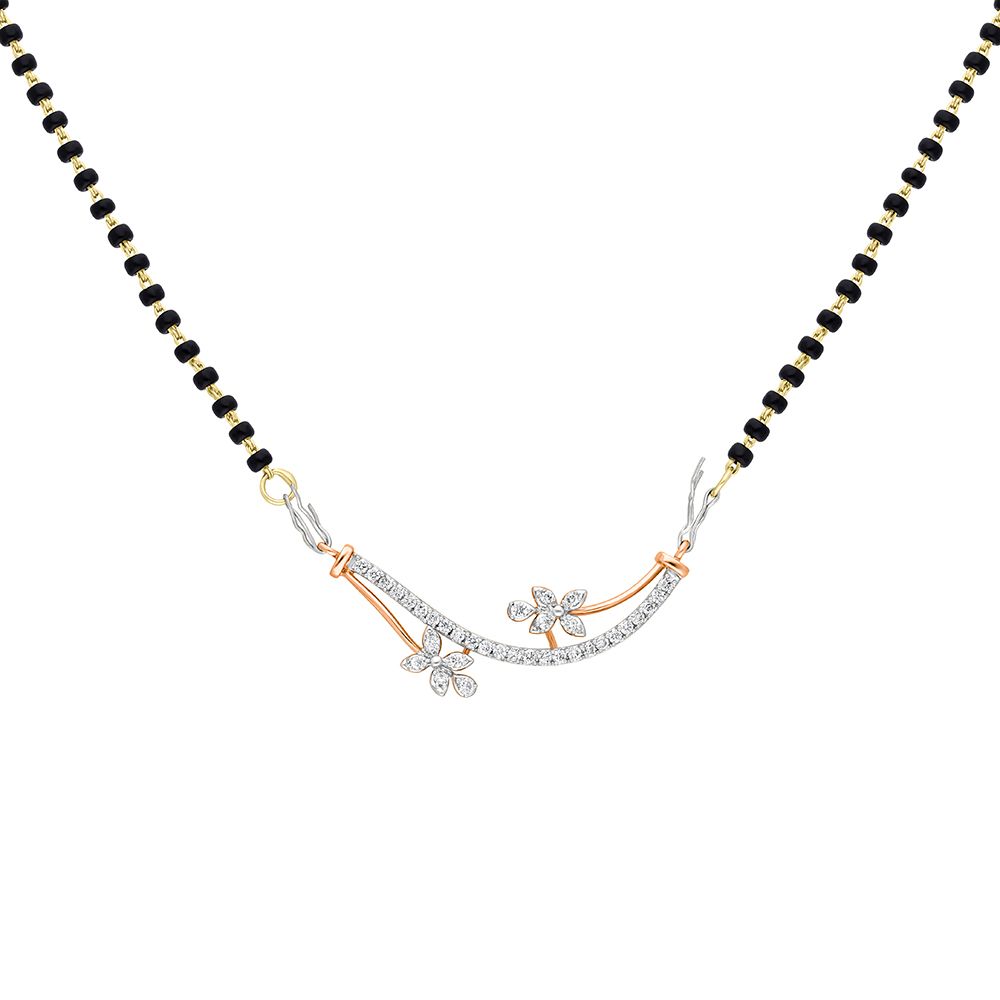 Delicately Designed Tanmaniya in 18KT Rose Gold-All Jewellery-OTN22043-D400X0B