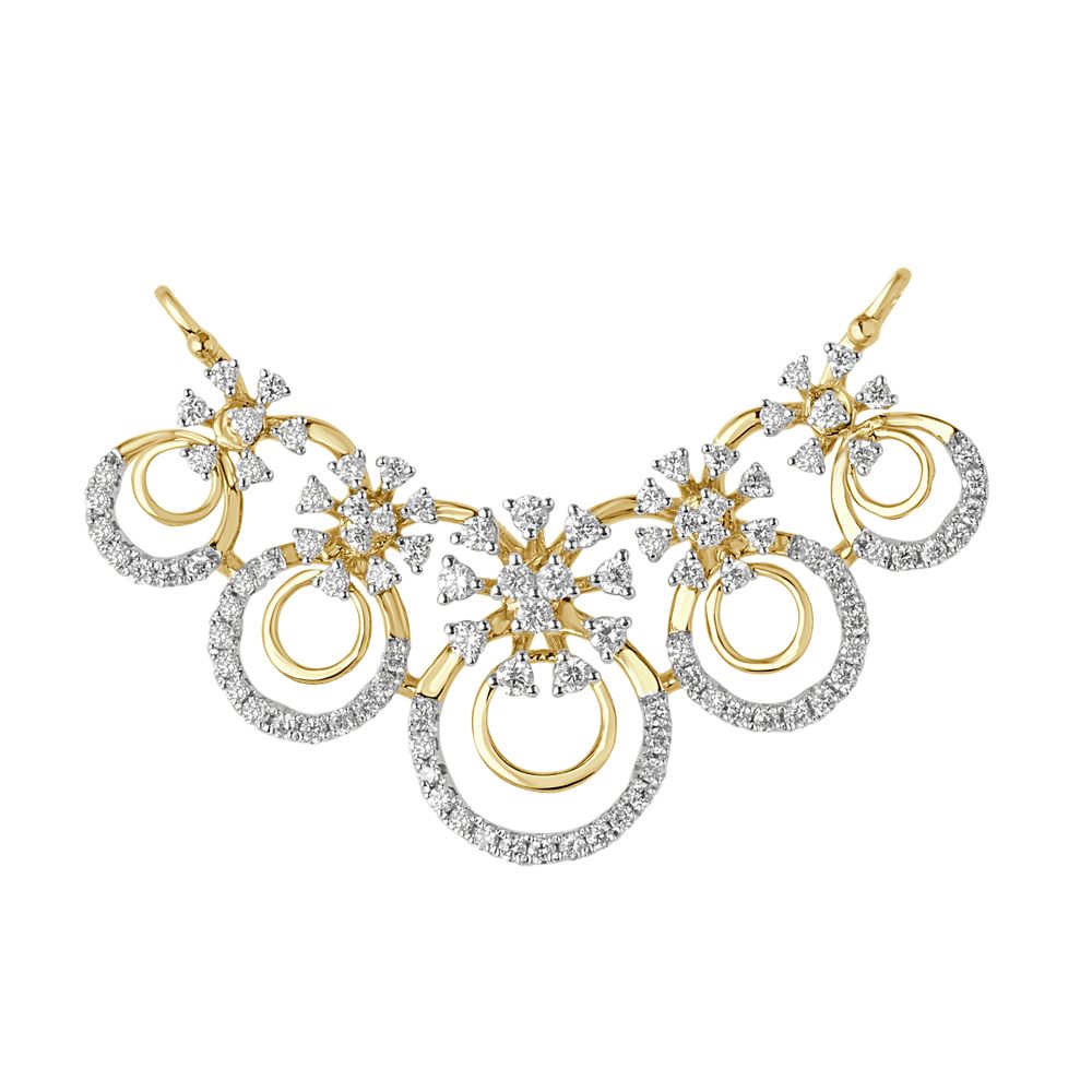 18KT Yellow Gold Diamond Tanmaniya-All Jewellery-OTN23003-D300R0B
