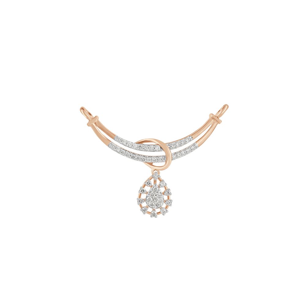 Stylish Drop Design Diamond Tanmaniya-All Jewellery-OTN23U04-D400X0B