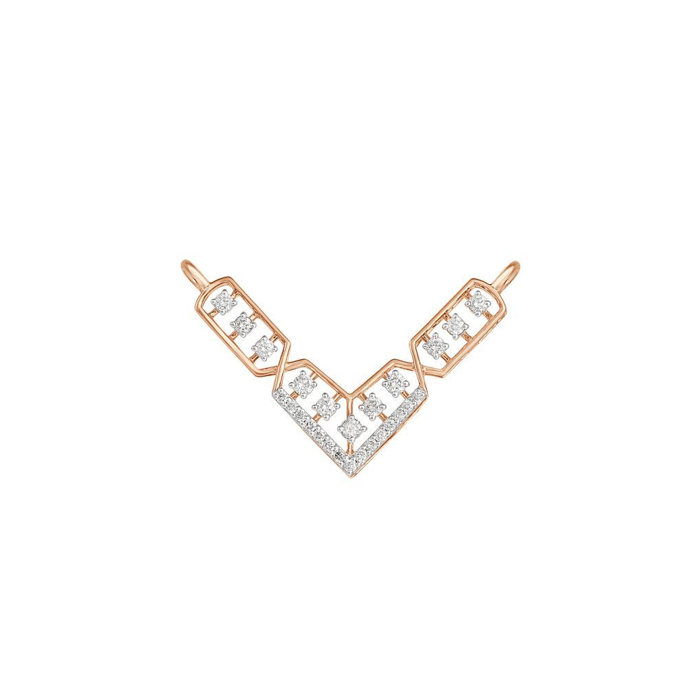 Dazzling V-shaped Diamond Tanmaniya-All Jewellery-OTN23U12-D400X0B