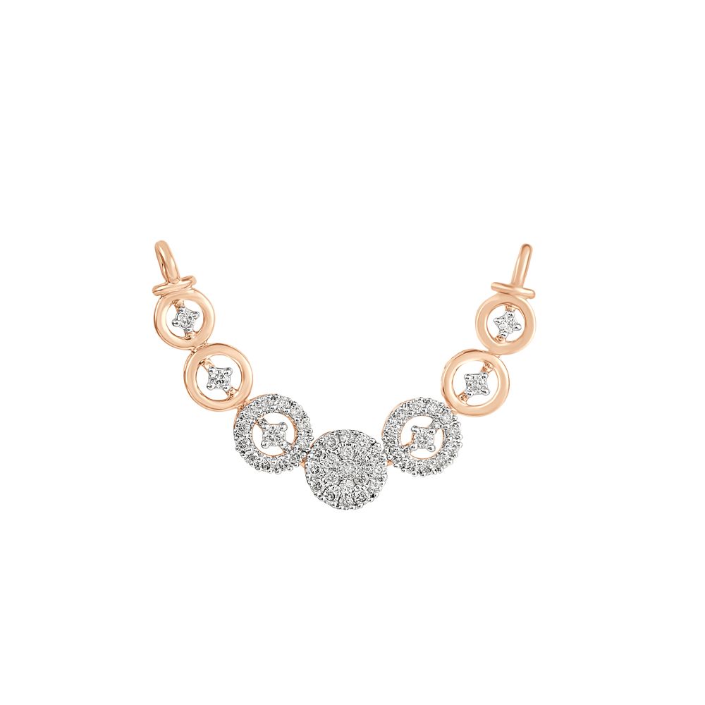 Circular Diamond and Rose Gold Tanmaniya-All Jewellery-OTN23U18-D400X0B