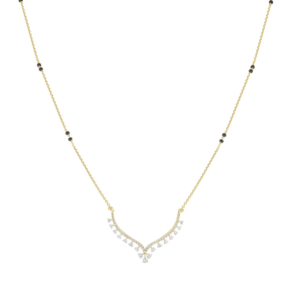 Charming Diamonds and Yellow Gold Tanmaniya -All Jewellery-OTN23U44-D400R0B