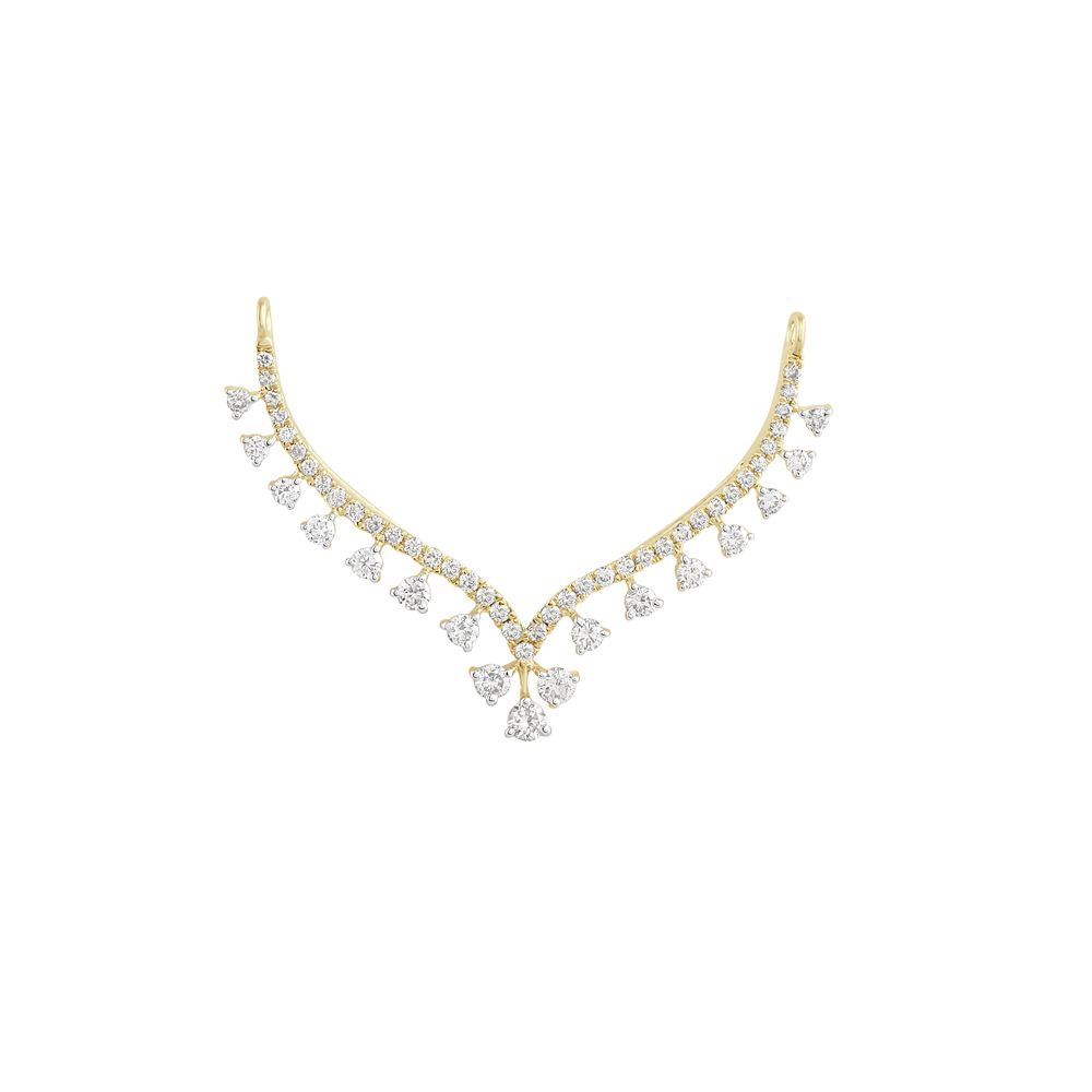 Charming Diamonds and Yellow Gold Tanmaniya -All Jewellery-OTN23U44-D400R0B