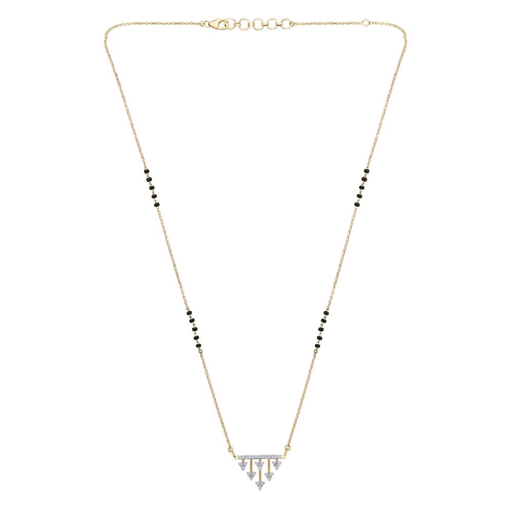 Luxurious Diamond and Rose Gold Tanmaniya with Chain-Diamond-OTN23V10-D400X3B