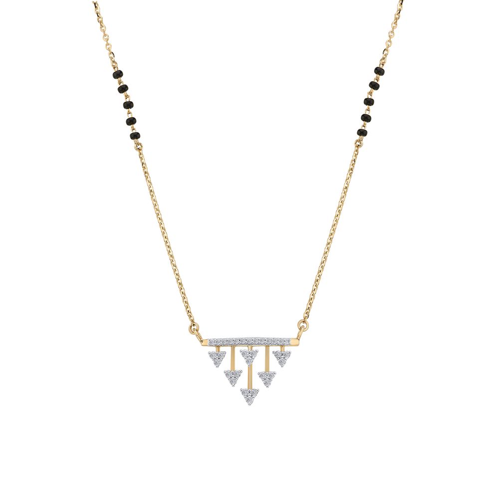 Luxurious Diamond and Rose Gold Tanmaniya with Chain-Diamond-OTN23V10-D400X3B