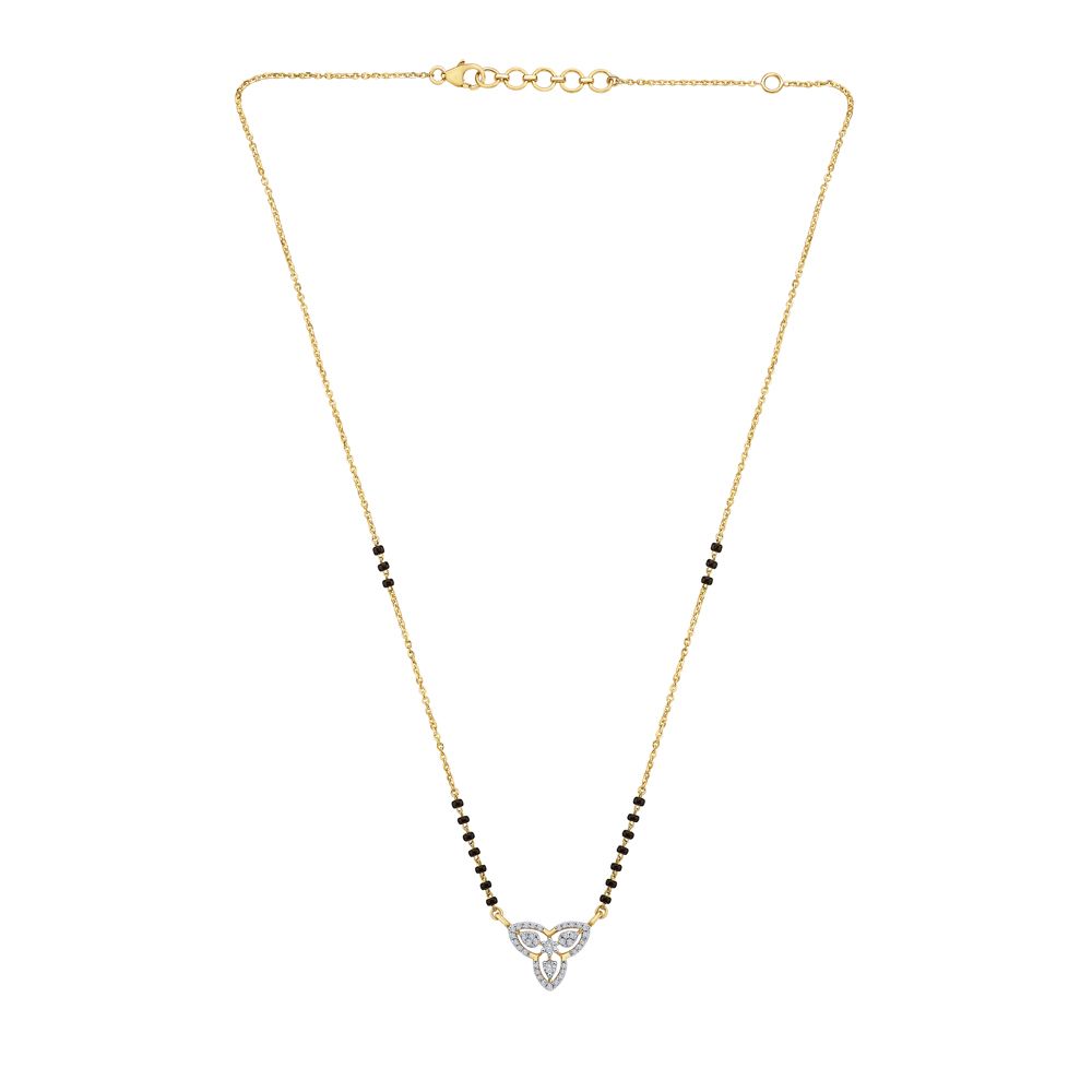 Floral Diamond Tanmaniya with Chain-Diamond-OTN23V12-D400R3B