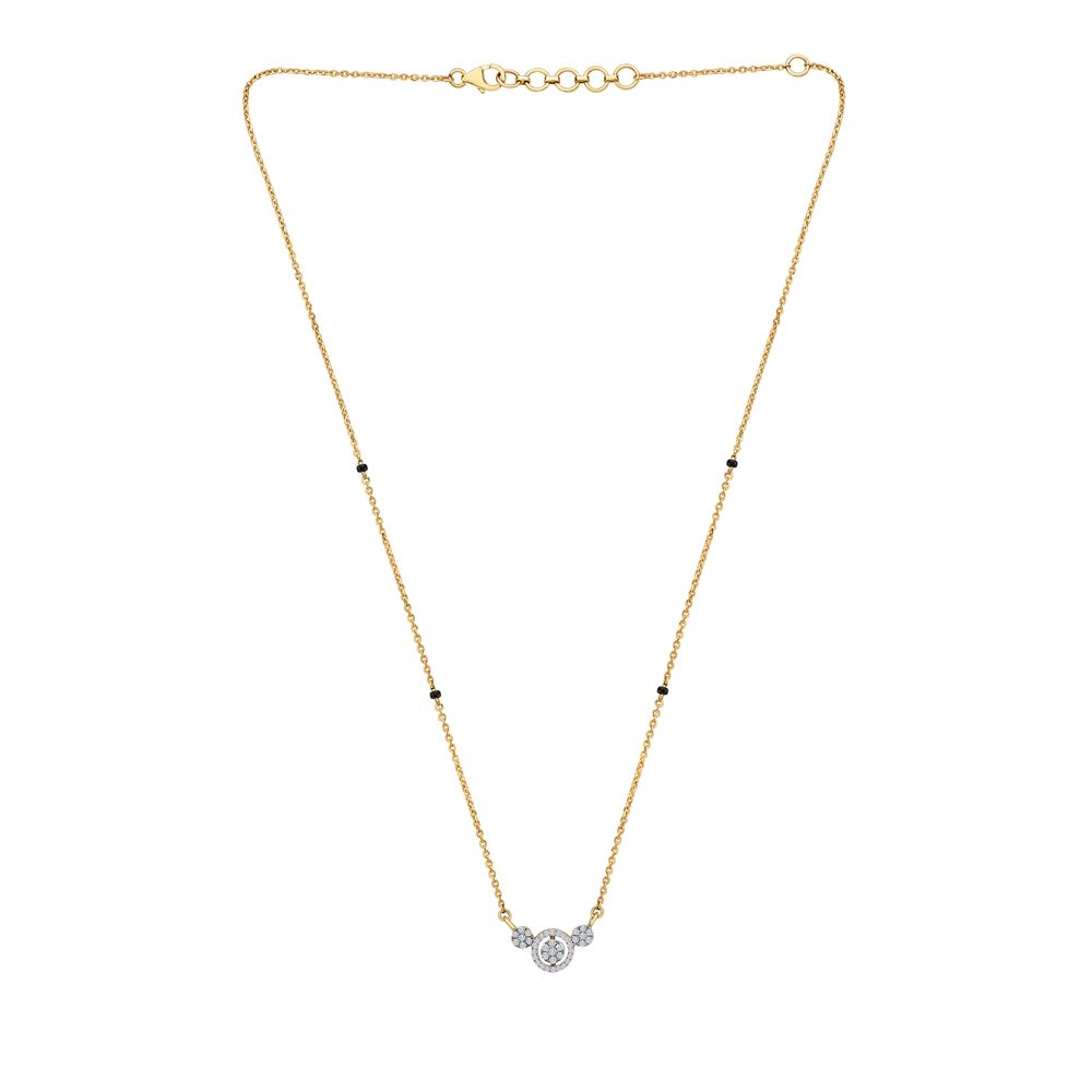 Precious Cluster Design Diamond Tanmaniya with Chain-Diamond-OTN23V15-D400X3B