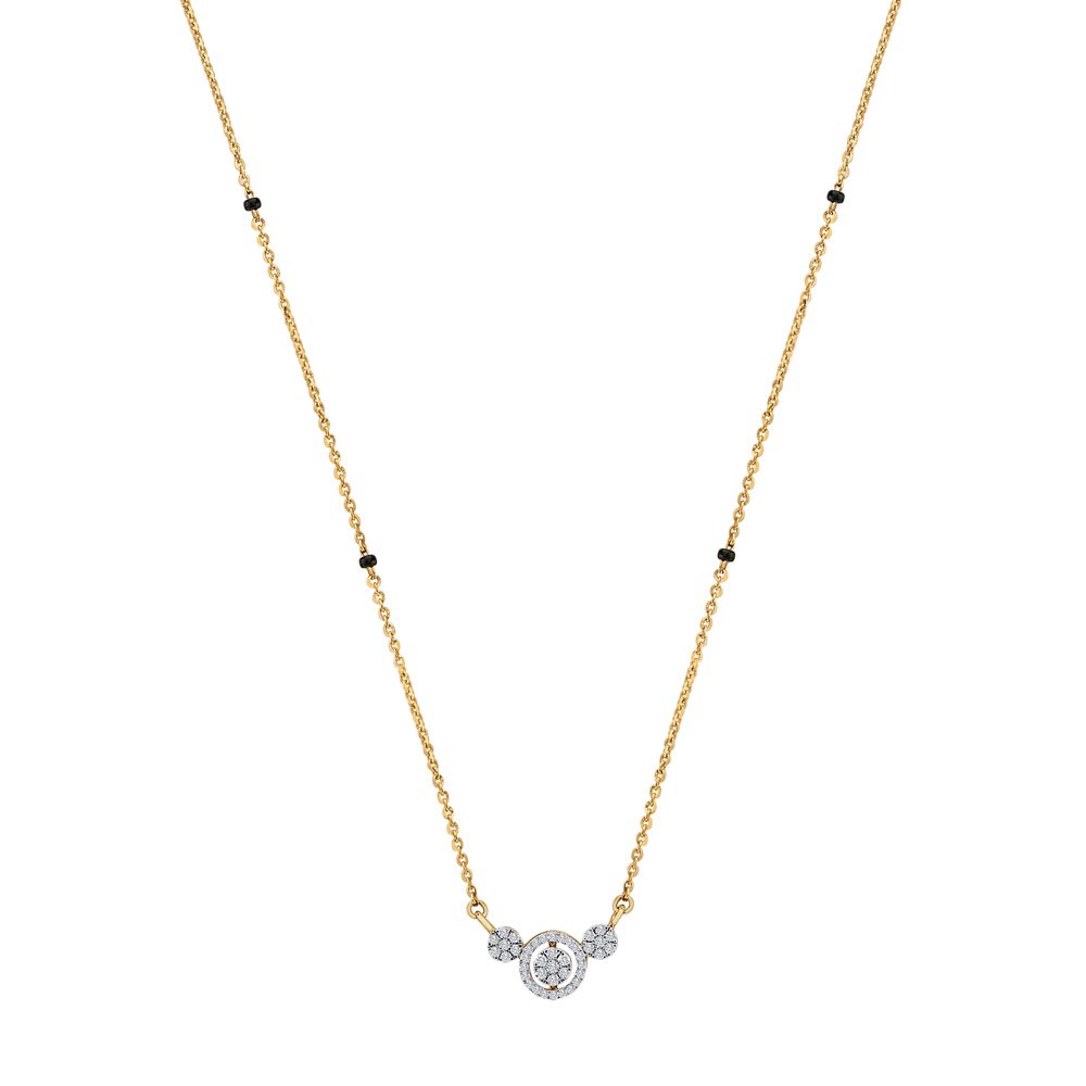 Precious Cluster Design Diamond Tanmaniya with Chain-Diamond-OTN23V15-D400X3B