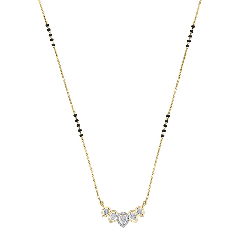 Classy Drop Design Diamond Tanmaniya with Chain-Diamond-OTN23V16-D400R3B