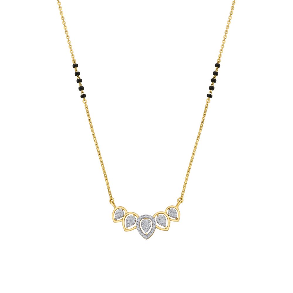 Classy Drop Design Diamond Tanmaniya with Chain-Diamond-OTN23V16-D400R3B