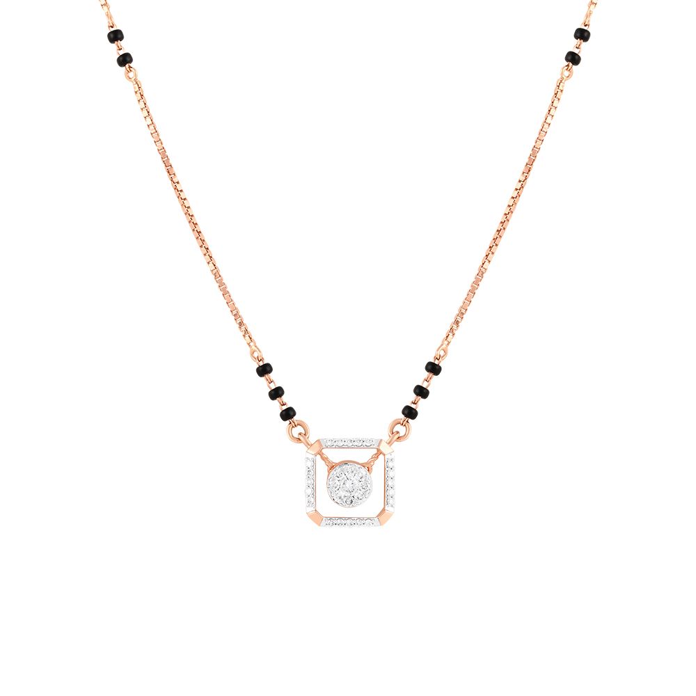 Lustrous Cluster Design Diamond Tanmaniya with Chain-All Jewellery-OTN23V20-D400X3B