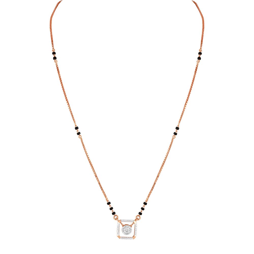 Lustrous Cluster Design Diamond Tanmaniya with Chain-All Jewellery-OTN23V20-D400X3B