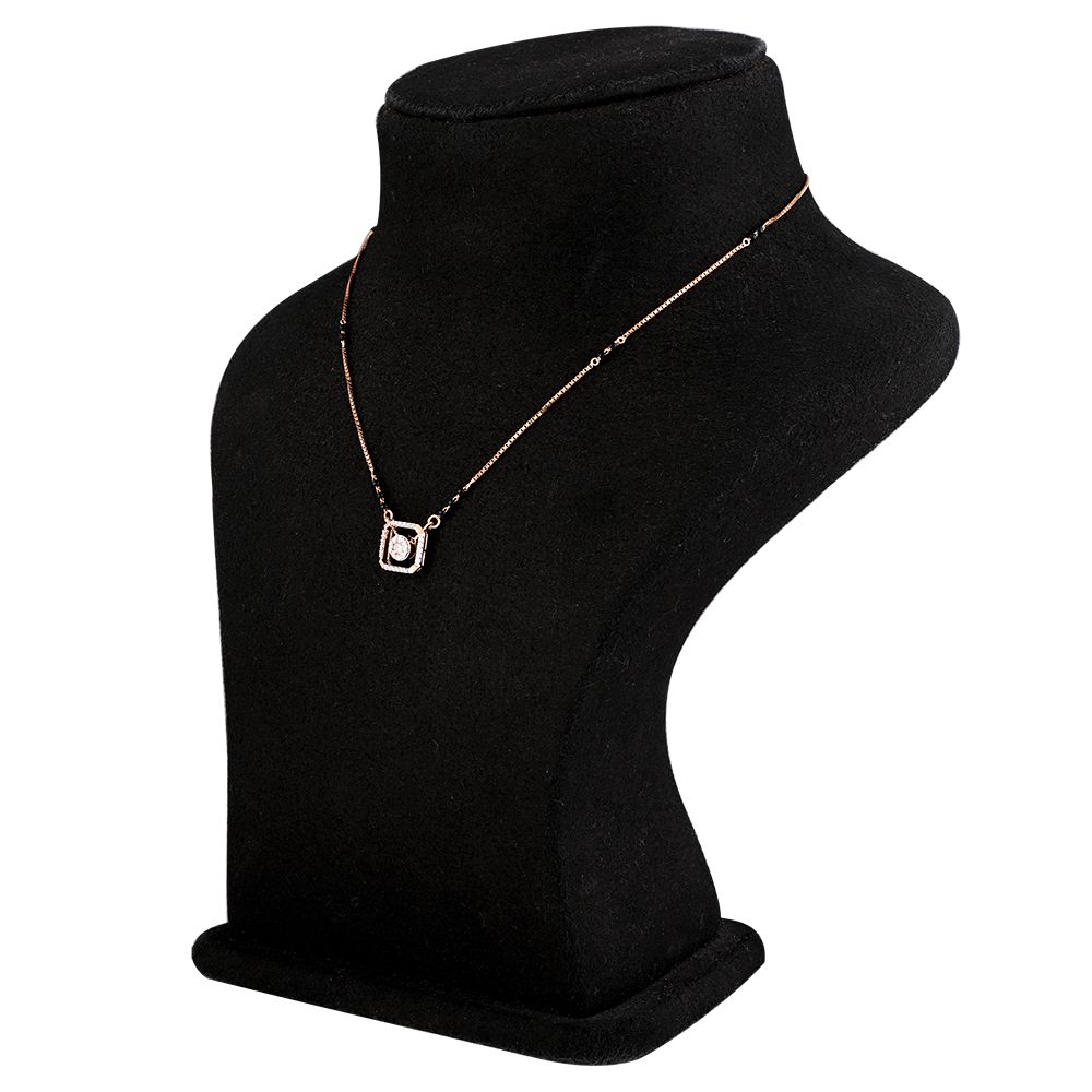 Lustrous Cluster Design Diamond Tanmaniya with Chain-All Jewellery-OTN23V20-D400X3B