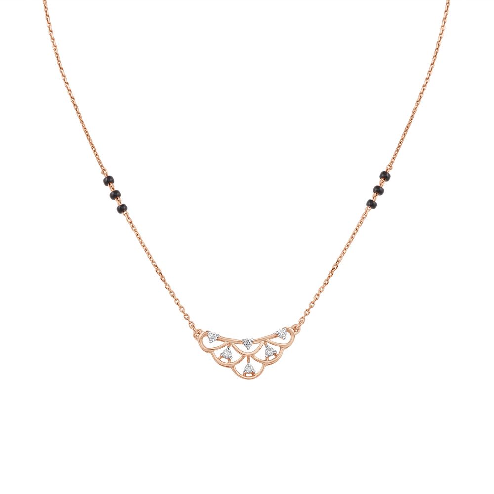 Exceptional Diamond and Rose Gold Tanmaniya with Chain-All Jewellery-OTN23V25-D400X3B