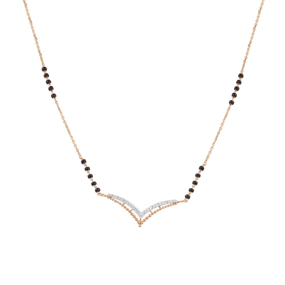 Fashionable Chevron Diamond Tanmaniya with Chain-All Jewellery-OTN23V28-D400X3B