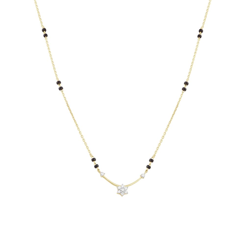 Glitzy Nakshatra Diamond Tanmaniya with Chain-All Jewellery-OTN23V30-D400R3B