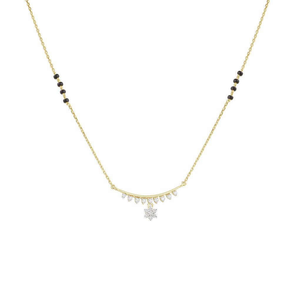 Brilliant Nakshatra Diamond Tanmaniya with Chain-All Jewellery-OTN23V32-D400R3B