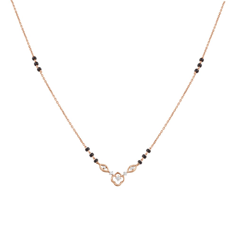 Shimmering Clover Design Tanmaniya with Chain-All Jewellery-OTN23V34-D400X3B