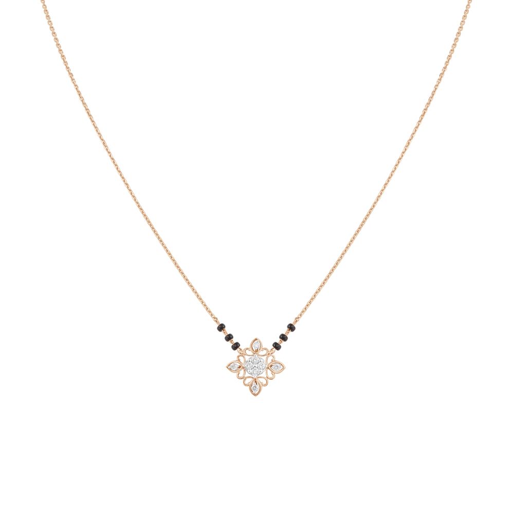 Nature Inspired Diamond Tanmaniya with Chain-All Jewellery-OTN23V35-D400X3B