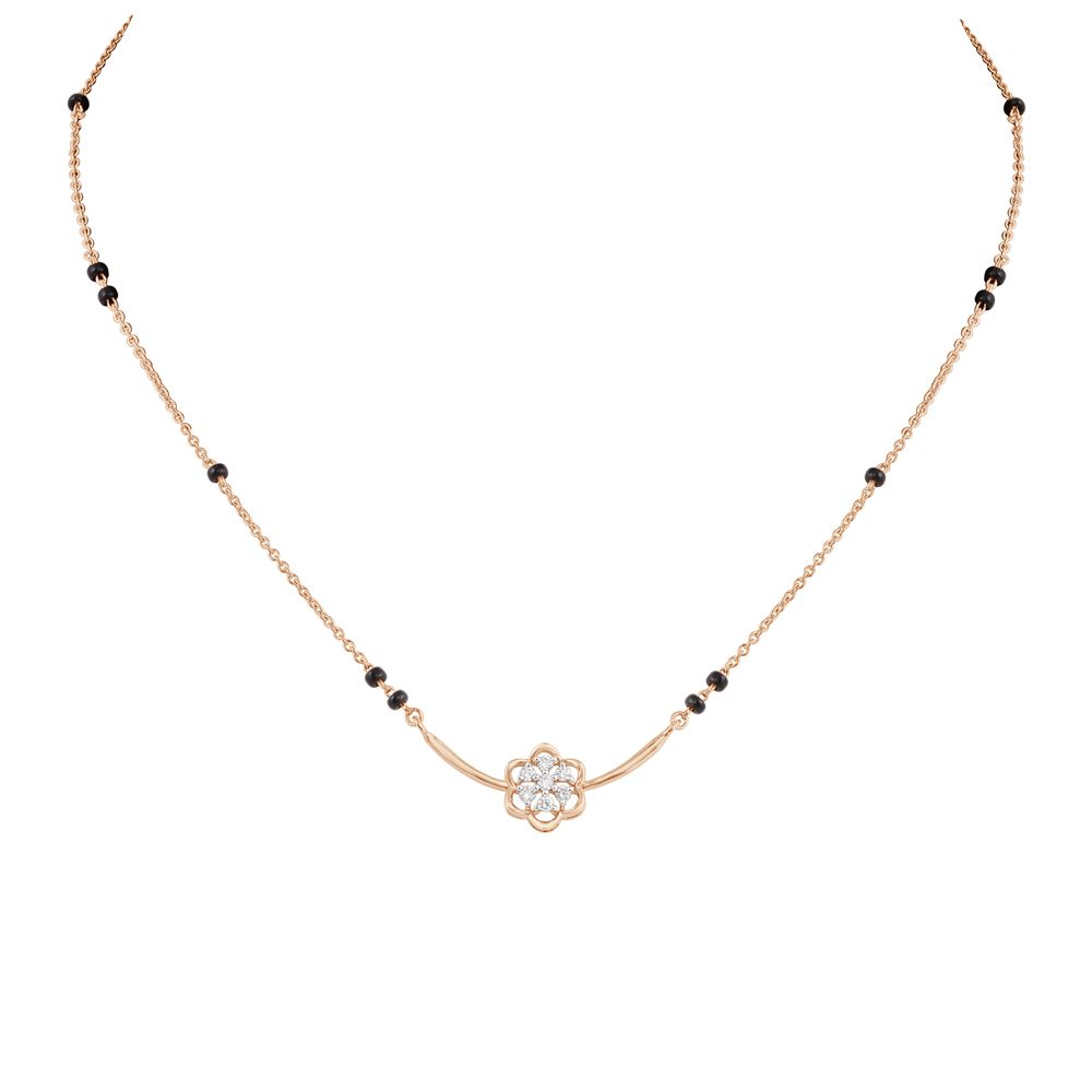 Lovely Floral Tanmaniya with Chain-All Jewellery-OTN23V41-D400X3B