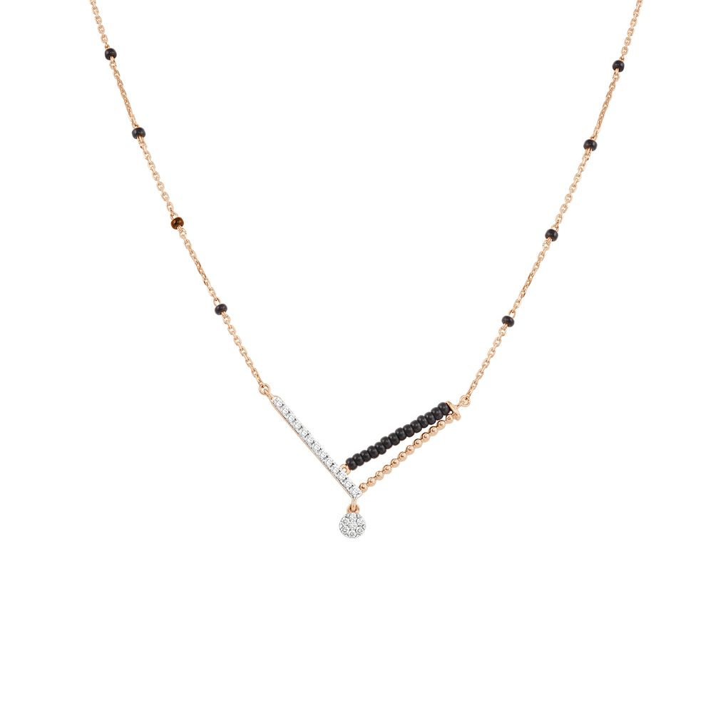 Minimal Diamond Tanmaniya with Chain-All Jewellery-OTN23V45-D400X3B