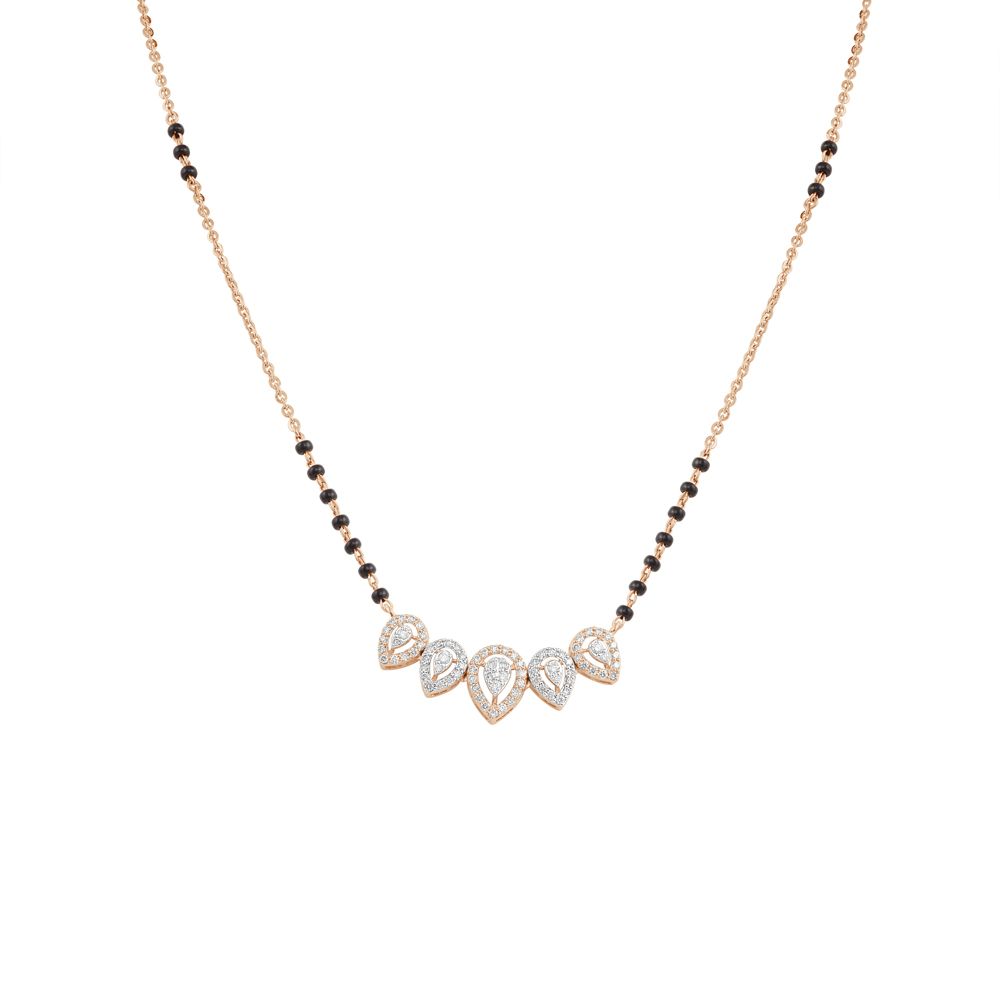 Drop Design Diamond Tanmaniya with Chain-All Jewellery-OTN23V48-D400X3B