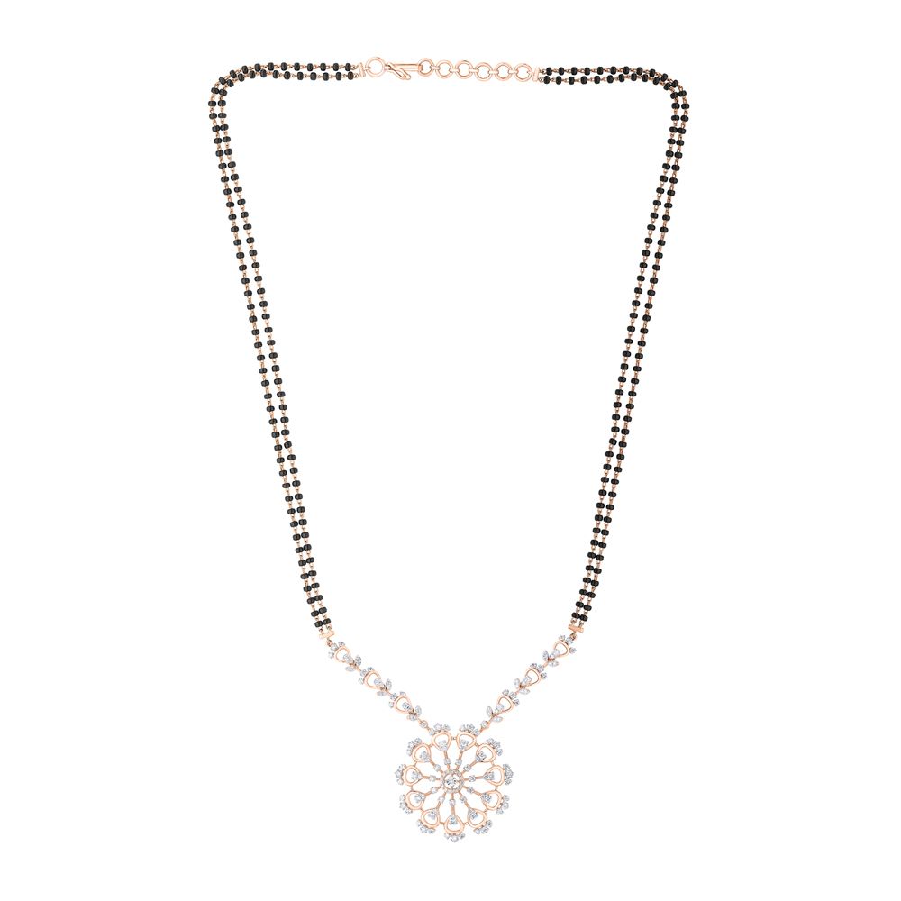 Gorgeous Pendant Design Diamond Mangalsutra-All Jewellery-OTN24V07