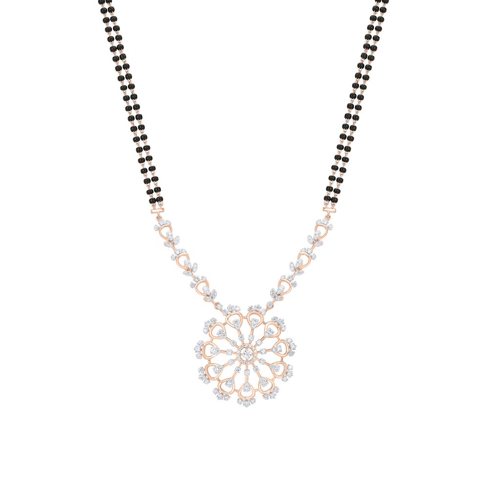 Gorgeous Pendant Design Diamond Mangalsutra-All Jewellery-OTN24V07