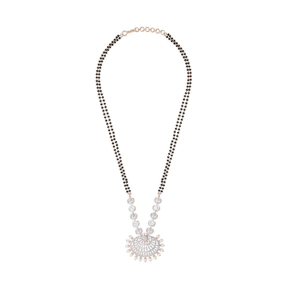 Resplendent Mandala Diamond Mangalsutra-All Jewellery-OTN24V08