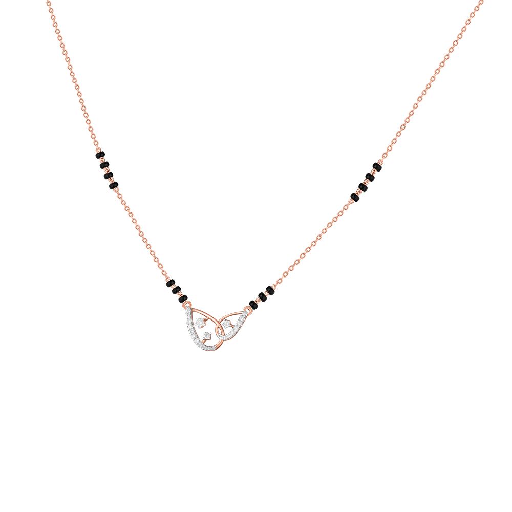 Eyecatching Geometric Design Diamond Mangalsutra-All Jewellery-OTN24V11-D400XDB
