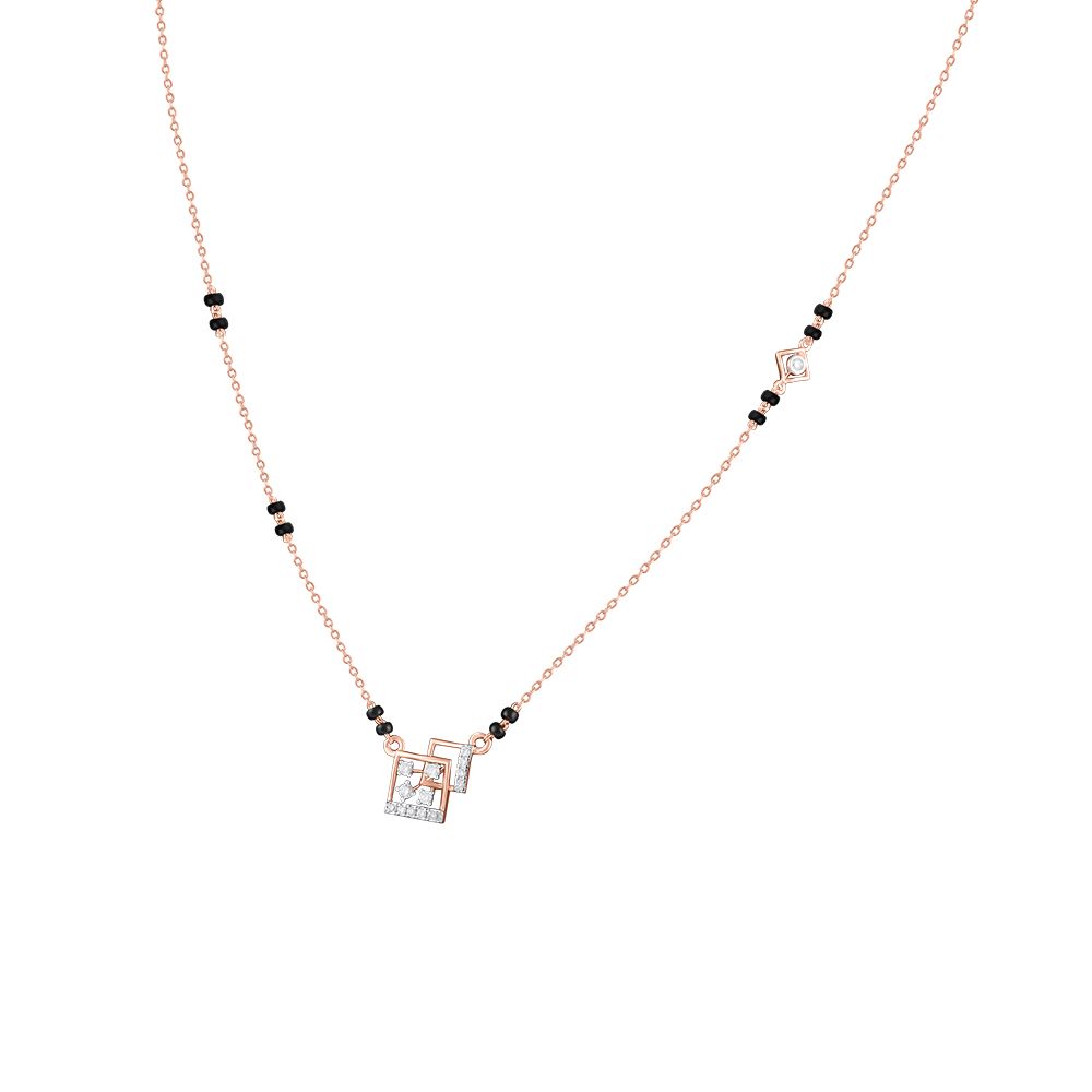 Unique Geometric Design Diamond Mangalsutra-All Jewellery-OTN24V13-D400XDB