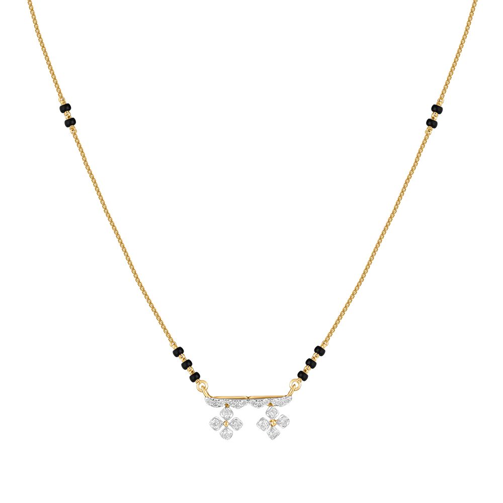Mystic Floral Diamond Mangalsutra-All Jewellery-OTN24V21-D400RDB