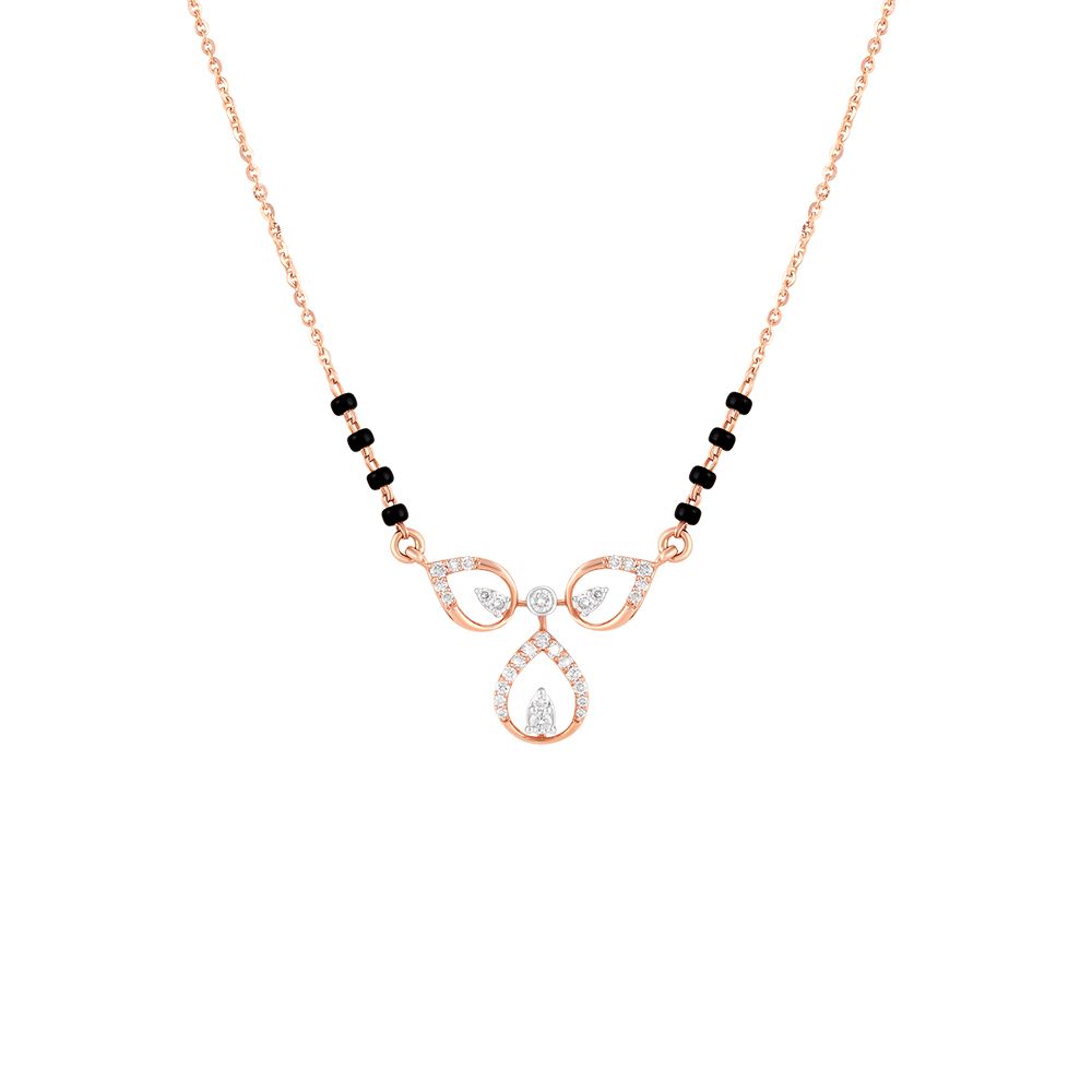 Attractive Drop Design Diamond Mangalsutra-All Jewellery-OTN24V23
