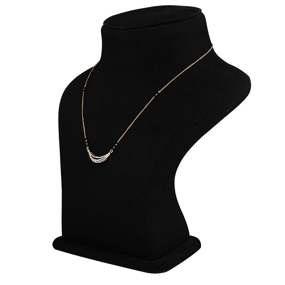 Glamorous Diamond Studded Mangalsutra-All Jewellery-OTN24V28