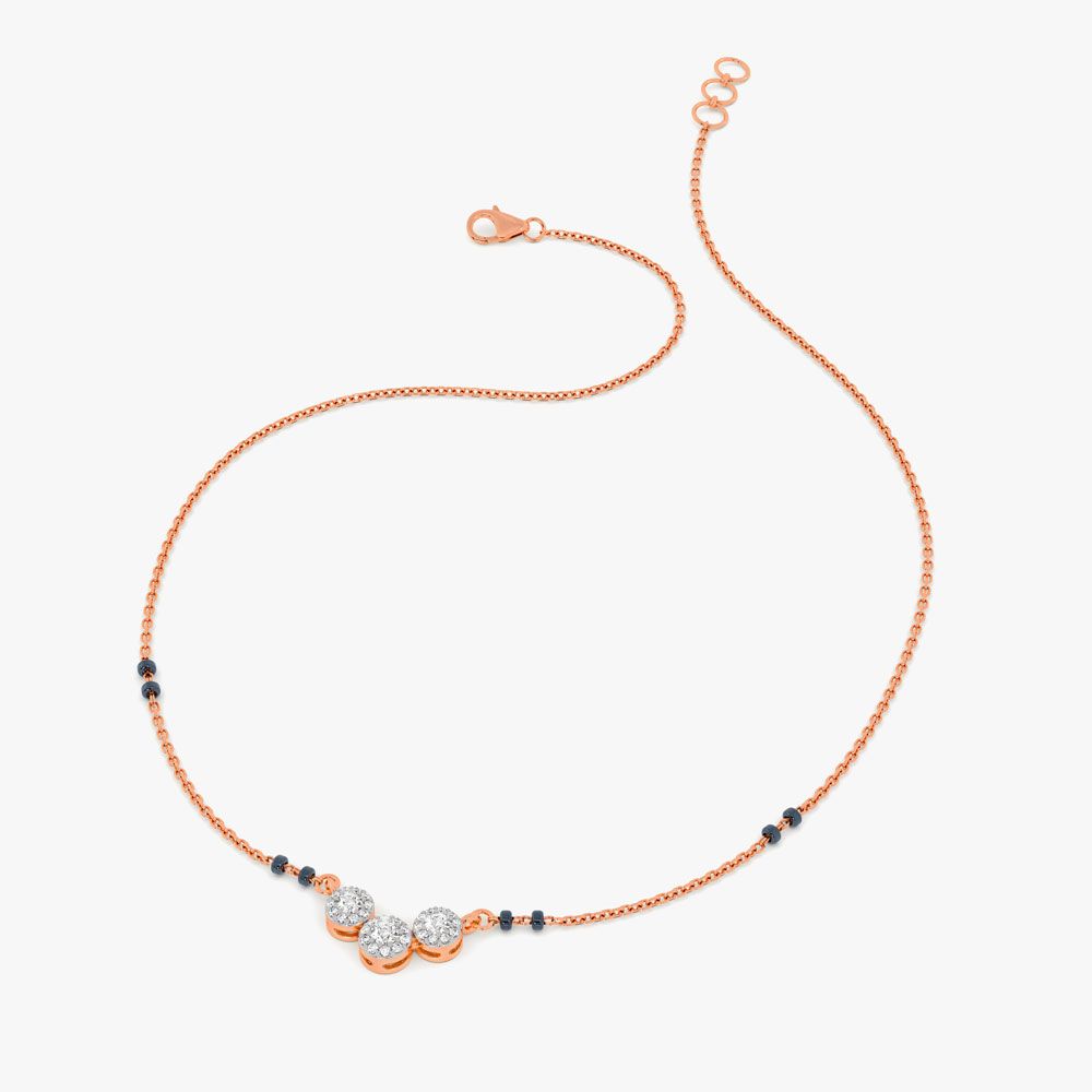 Mesmerising Diamond and Black Beads Mangalsutra-All Jewellery-OTN24V30-D400XDB